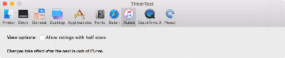 Preferences for iTunes 11 or later