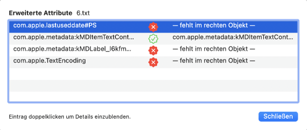 Erweiterte Attribute