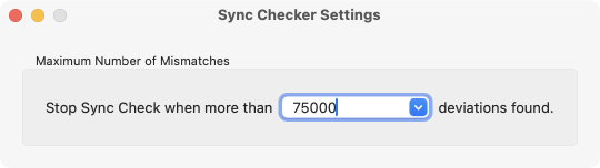 A high number of
                mismatches may not be acceptable, so you can
                additionally set a limit.
