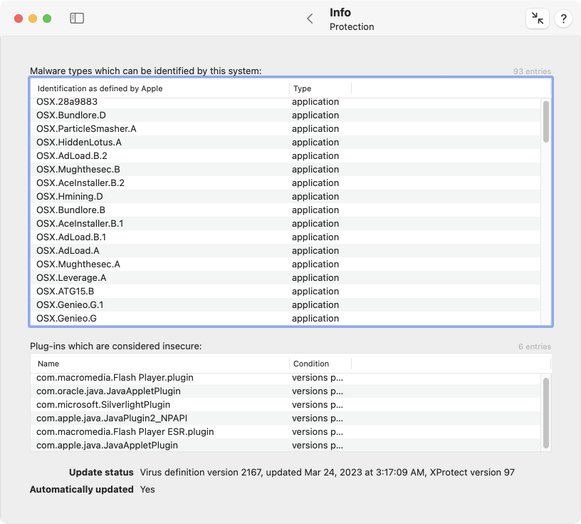 Malware protection