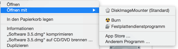 Öffnen mit
              DiskImageMounter