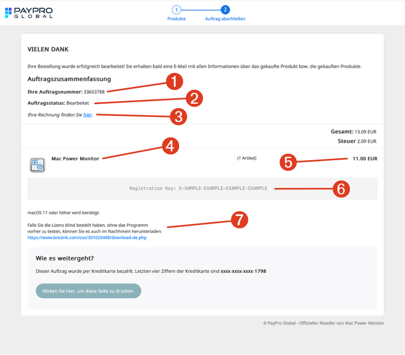 Produktauslieferung durch MyCommerce Digital River