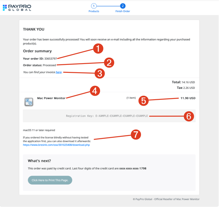 Product delivery by
            MyCommerce Digital River