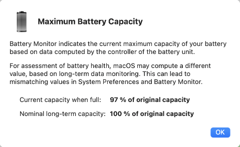 There can be two different definitions of maximum capacity in certain cases.