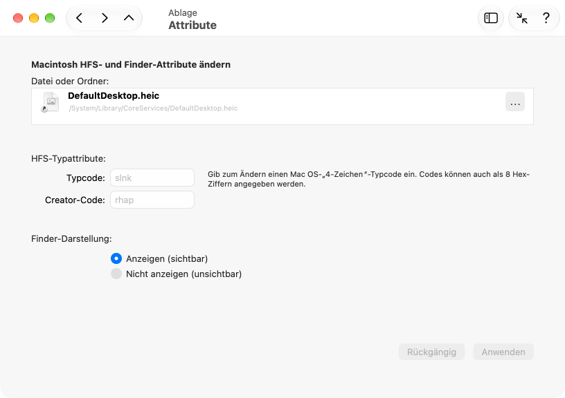 Attribute