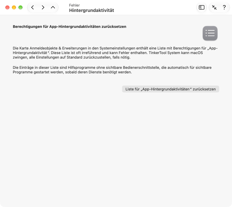 Befugnisse zur App-Hintergrundaktivität