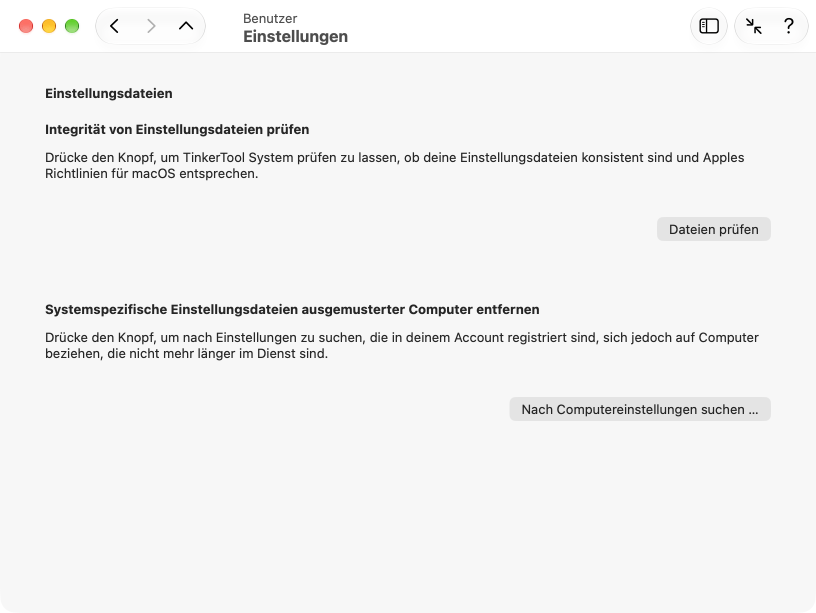 Einstellungen