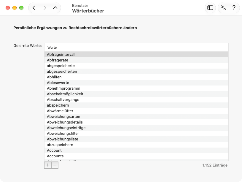 Rechtschreibwörterbücher