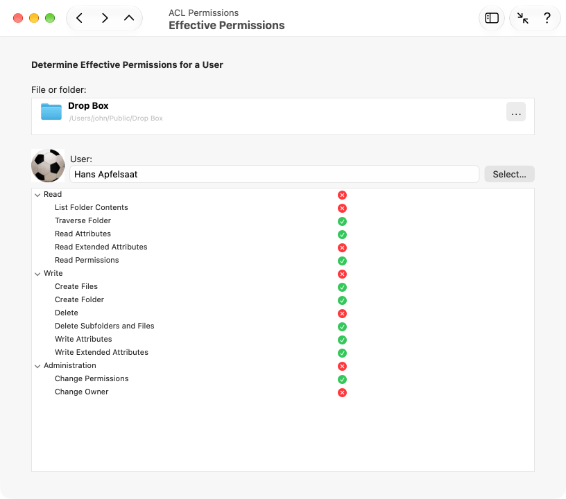 Effective permissions