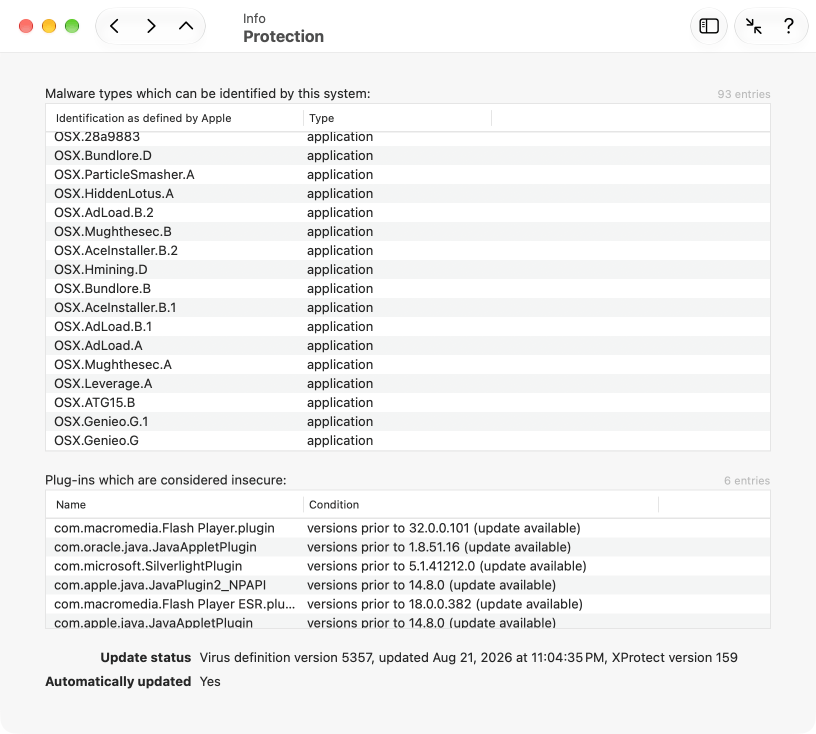 Malware protection