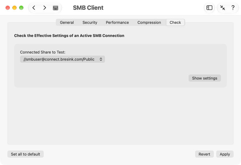 Collecting live data about an SMB connection