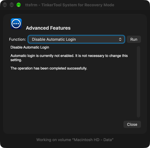 Advanced Features
