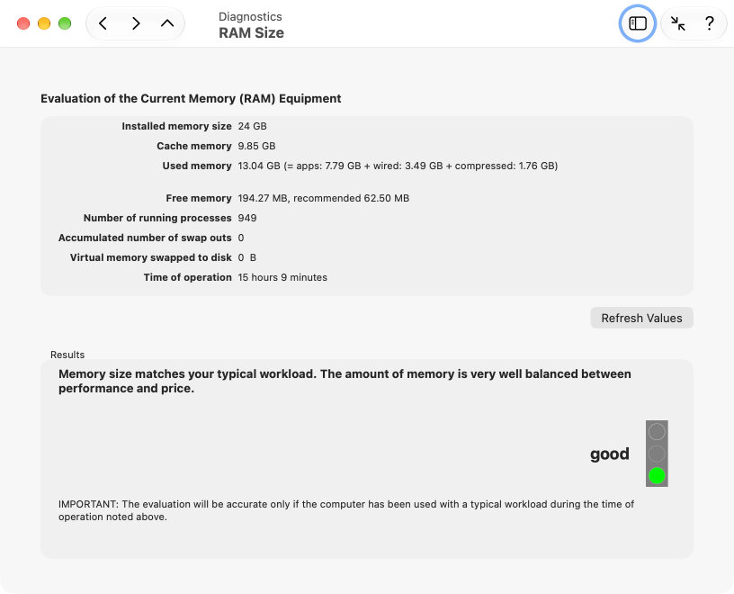 Evaluate if the RAM size of your computer is
                appropriate for its workload.