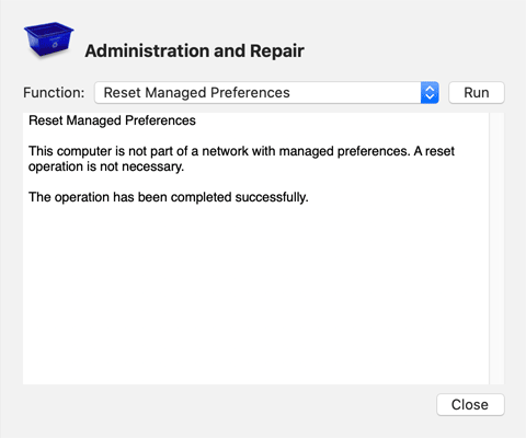 Administration and Repair