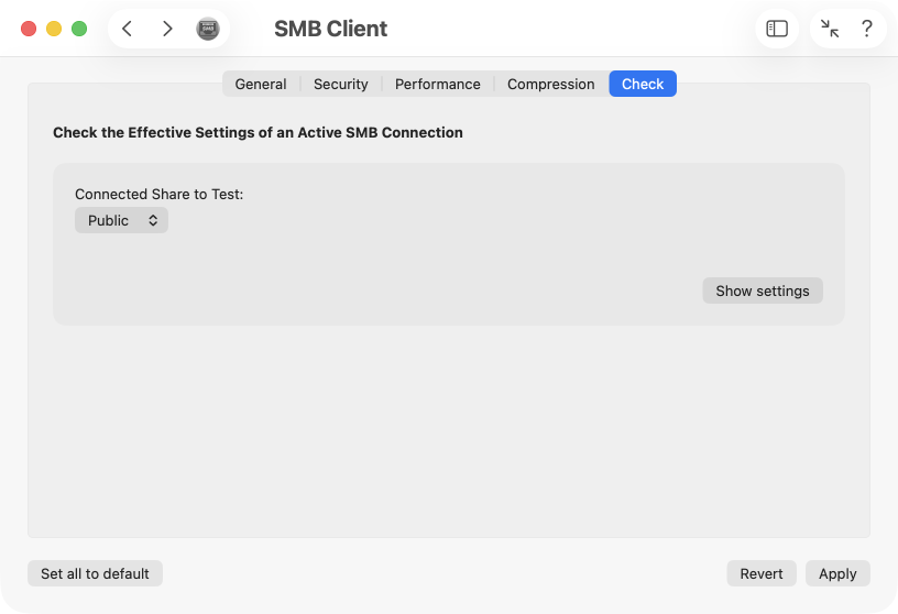 Collecting live data about an SMB connection